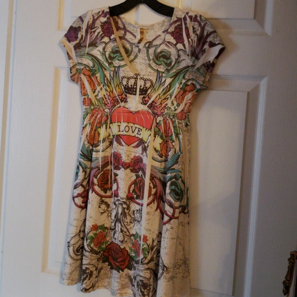 Medium Ed Hardy style dress
